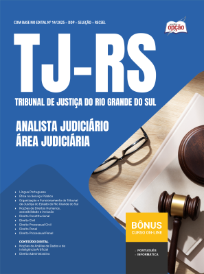 Apostila TJ-RS 2025 - Analista do Poder Judiciário - Área Judiciária