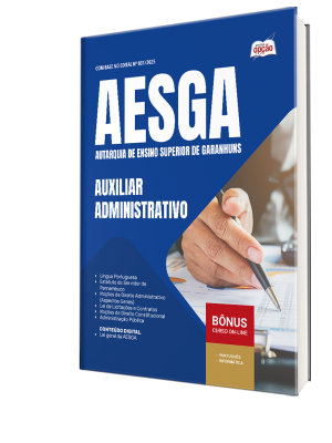 Apostila AESGA 2025 - Auxiliar Administrativo