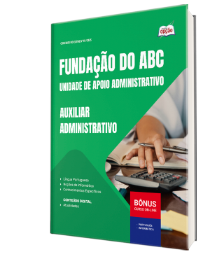 Apostila Fundação do ABC 2025 - Auxiliar Administrativo
