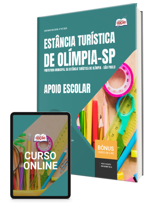 Apostila Prefeitura de Olímpia - SP 2025 - Apoio Escolar