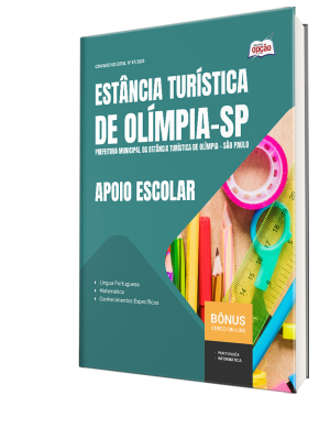 Apostila Prefeitura de Olímpia - SP 2025 - Apoio Escolar