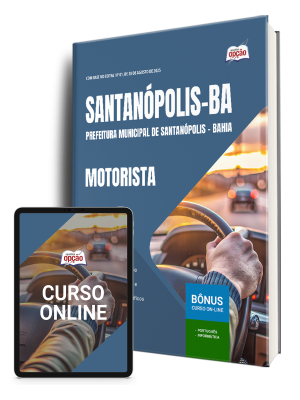 Apostila Prefeitura de Santanópolis-BA 2025 - Motorista