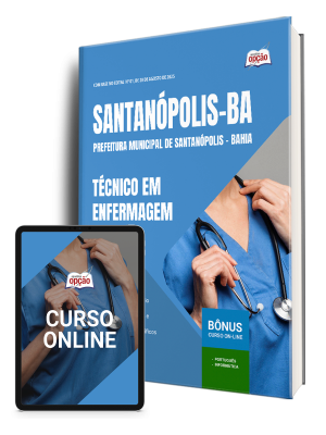 Apostila Prefeitura de Santanópolis-BA 2025 - Técnico em Enfermagem