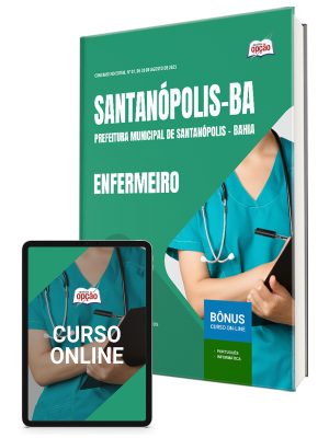 Apostila Prefeitura de Santanópolis-BA 2025 - Enfermeiro