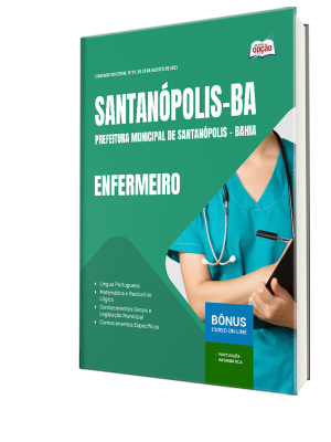 Apostila Prefeitura de Santanópolis-BA 2025 - Enfermeiro