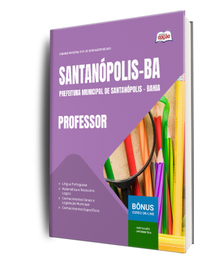 Apostila Prefeitura de Santanópolis-BA 2025 - Professor