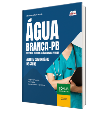 Apostila Prefeitura de Água Branca-PB 2025 - Agente Comunitário de Saúde