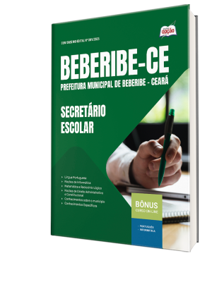 Apostila Prefeitura de Beberibe-CE 2025 - Secretário Escolar