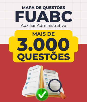 Mapa de Questões Online - Fundação ABC - Auxiliar Administrativo - 3 Mil Questões