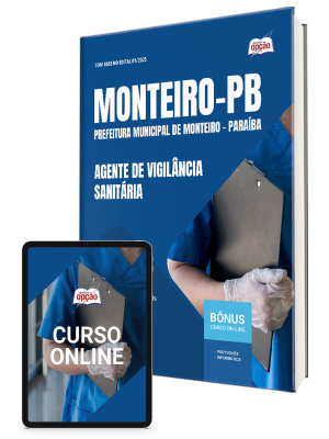Apostila Prefeitura de Monteiro-PB 2025 - Agente de Vigilância Sanitária