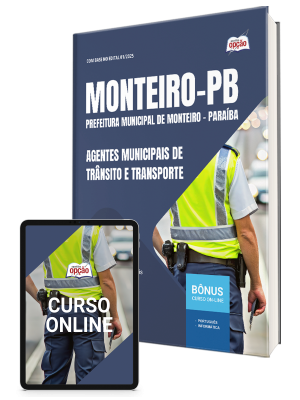 Apostila Prefeitura de Monteiro-PB 2025 - Agentes Municipais de Trânsito e Transporte