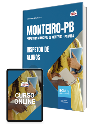 Apostila Prefeitura de Monteiro-PB 2025 - Inspetor de Alunos