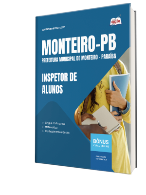 Apostila Prefeitura de Monteiro-PB 2025 - Inspetor de Alunos