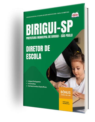 Apostila Prefeitura de Birigui - SP 2025 - Diretor de Escola