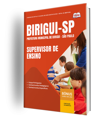Apostila Prefeitura de Birigui - SP 2025 - Supervisor de Ensino