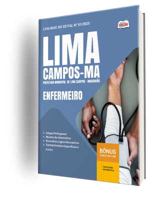Apostila Prefeitura de Lima Campos-MA 2025 - Enfermeiro
