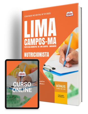 Apostila Prefeitura de Lima Campos-MA 2025 - Nutricionista