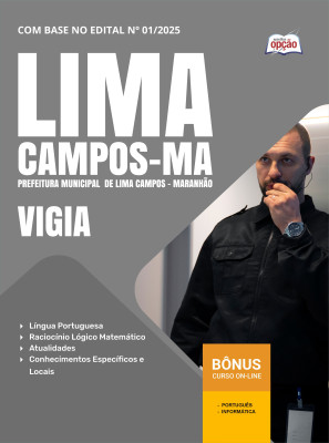 Apostila Prefeitura de Lima Campos-MA 2025 - Vigia