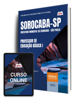 Apostila Prefeitura de Sorocaba - SP 2025 - Professor de Educação Básica I