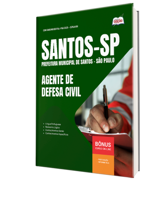 Apostila Prefeitura de Santos - SP 2025 - Agente de Defesa Civil