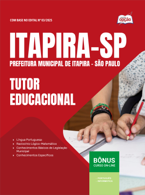 Apostila Prefeitura de Itapira - SP 2025 - Tutor Educacional