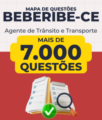 Mapa de Questões Online - Pref. Beberibe-CE - Agente de Trânsito e Transporte - 7 Mil Questões