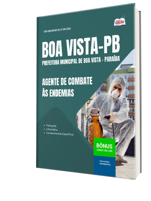 Apostila Prefeitura de Boa Vista-PB 2025 - Agente de Combate às Endemias