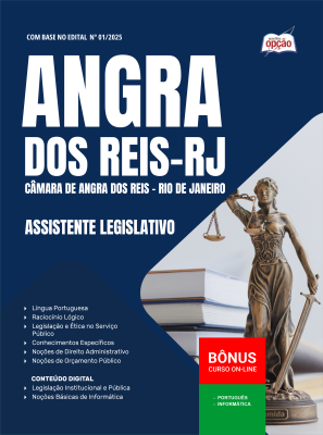 Apostila Câmara de Angra dos Reis - RJ 2025 - Assistente Legislativo