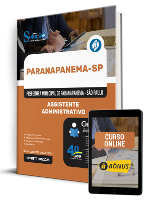 Apostila Prefeitura de Paranapanema-SP 2025 - Assistente Administrativo