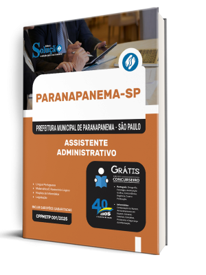 Apostila Prefeitura de Paranapanema-SP 2025 - Assistente Administrativo