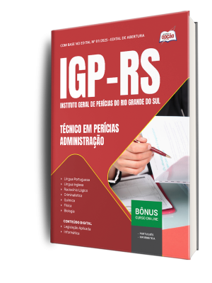 Apostila IGP-RS 2025 - Técnico em Perícias - Administração