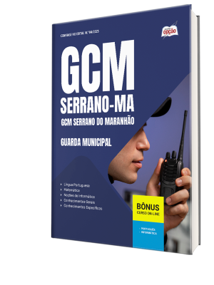 Apostila Prefeitura de Serrano do Maranhão-MA 2025 - Guarda Municipal