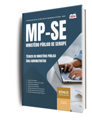 Apostila MP-SE 2025 - Técnico do Ministério Público - Área Administrativa