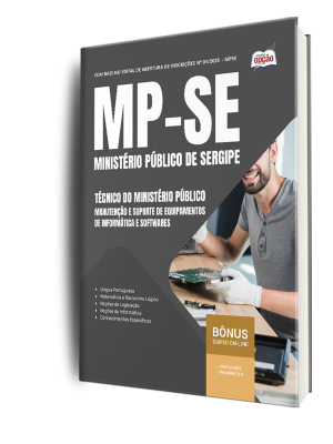 Apostila MP-SE 2025 - Técnico do Ministério Público - Manutenção e Suporte de Equipamentos de Informática e Softwares