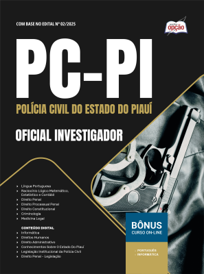 Apostila PC PI 2026 em PDF - Oficial Investigador