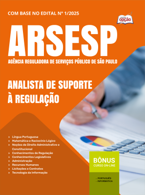 Apostila ARSESP 2025 - Analista de Suporte à Regulação