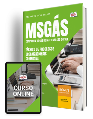 Apostila MSGÁS 2025 - Técnico de Processos Organizacionais - Comercial