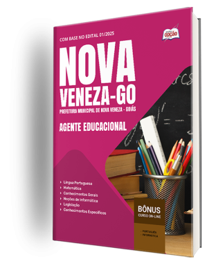 Apostila Prefeitura de Nova Veneza-GO 2025 - Agente Educacional