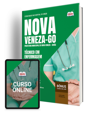 Apostila Prefeitura de Nova Veneza-GO 2025 - Técnico em Enfermagem