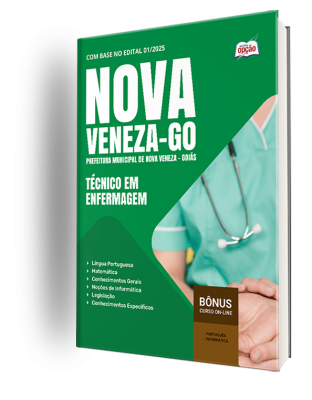 Apostila Prefeitura de Nova Veneza-GO 2025 - Técnico em Enfermagem