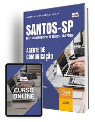 Apostila Prefeitura de Santos - SP 2025 - Agente de Comunicação
