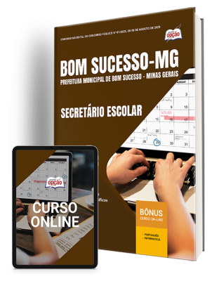 Apostila Prefeitura de Bom Sucesso-MG 2025 - Secretário Escolar