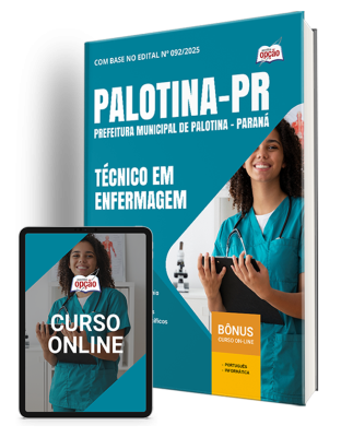 Apostila Prefeitura de Palotina-PR 2025 - Técnico em enfermagem