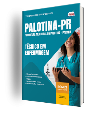 Apostila Prefeitura de Palotina-PR 2025 - Técnico em enfermagem