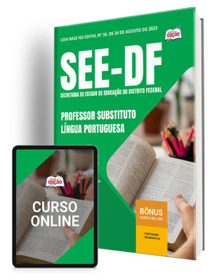 Apostila SEE-DF 2025 - Professor Substituto - Língua Portuguesa