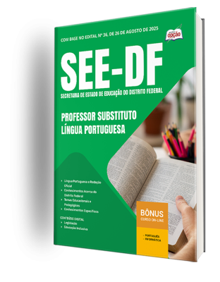 Apostila SEE-DF 2025 - Professor Substituto - Língua Portuguesa