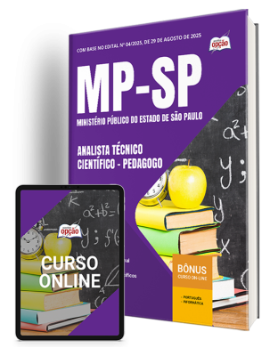 Apostila MP-SP 2025 - Analista Técnico Científico - Pedagogo