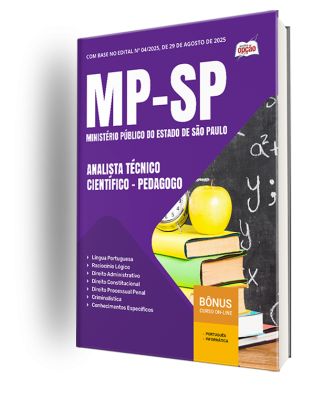 Apostila MP-SP 2025 - Analista Técnico Científico - Pedagogo