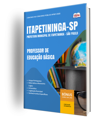 Apostila Prefeitura de Itapetininga - SP 2025 - Professor de Educação Básica