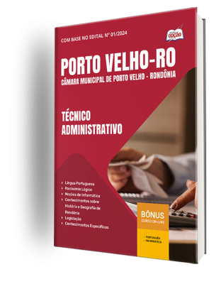 Apostila Câmara de Porto Velho - RO 2025 - Técnico Administrativo